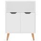 vidaXL Credenza Bianca 60x30x72 cm in Legno Multistrato vidaXL Credenza Bianca 60x30x72 cm in Legno Multistrato