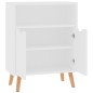 vidaXL Credenza Bianca 60x30x72 cm in Legno Multistrato vidaXL Credenza Bianca 60x30x72 cm in Legno Multistrato