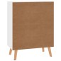 vidaXL Credenza Bianca 60x30x72 cm in Legno Multistrato vidaXL Credenza Bianca 60x30x72 cm in Legno Multistrato