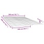 vidaXL Reti a Doghe con 34 Doghe 2 pz 100x200 cm