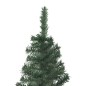 vidaXL Albero di Natale Artificiale ad Angolo con Supporto Verde 180 cm PVC vidaXL Albero di Natale Artificiale ad Angolo con Supporto Verde 180 cm PVC