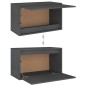 vidaXL Mobili Porta TV 5 pz Grigi in Legno Massello di Pino