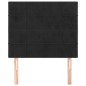 vidaXL Testiere 2 pz Nere 100x5x78/88 cm in Velluto