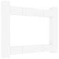 Set Mobili Porta TV 8pz Bianco Lucido in Legno Multistrato Set Mobili Porta TV 8pz Bianco Lucido in Legno Multistrato