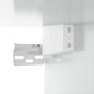 Set Mobili Porta TV 8pz Bianco Lucido in Legno Multistrato Set Mobili Porta TV 8pz Bianco Lucido in Legno Multistrato