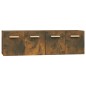 Mobili Parete 2 pz Rovere Fumo 60x36,5x35 cm Legno Multistrato Mobili Parete 2 pz Rovere Fumo 60x36,5x35 cm Legno Multistrato