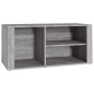 Scarpiera Grigio Sonoma 100x35x45 cm in Legno Multistrato Scarpiera Grigio Sonoma 100x35x45 cm in Legno Multistrato