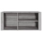 Scarpiera Grigio Sonoma 100x35x45 cm in Legno Multistrato Scarpiera Grigio Sonoma 100x35x45 cm in Legno Multistrato