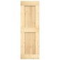vidaXL Porta Scorrevole con Set Hardware 70x210 cm Legno Massello Pino vidaXL Porta Scorrevole con Set Hardware 70x210 cm Legno Massello Pino