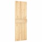 vidaXL Porta Scorrevole con Set Hardware 70x210 cm Legno Massello Pino vidaXL Porta Scorrevole con Set Hardware 70x210 cm Legno Massello Pino