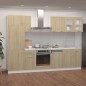 vidaXL Set Armadi da Cucina 8 pz Rovere Sonoma in Truciolato vidaXL Set Armadi da Cucina 8 pz Rovere Sonoma in Truciolato