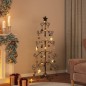vidaXL Albero di Natale Decorativo in Metallo Nero 150 cm vidaXL Albero di Natale Decorativo in Metallo Nero 150 cm