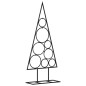 vidaXL Albero di Natale Decorativo in Metallo Nero 60 cm vidaXL Albero di Natale Decorativo in Metallo Nero 60 cm