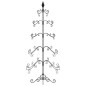 vidaXL Albero di Natale Decorativo in Metallo Nero 150 cm vidaXL Albero di Natale Decorativo in Metallo Nero 150 cm