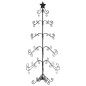 vidaXL Albero di Natale Decorativo in Metallo Nero 150 cm vidaXL Albero di Natale Decorativo in Metallo Nero 150 cm