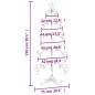vidaXL Albero di Natale Decorativo in Metallo Nero 150 cm vidaXL Albero di Natale Decorativo in Metallo Nero 150 cm