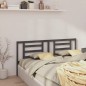 Testiera per Letto Grigia 186x4x100cm in Legno Massello di Pino Testiera per Letto Grigia 186x4x100cm in Legno Massello di Pino