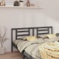 Testiera per Letto Grigia 186x4x100cm in Legno Massello di Pino Testiera per Letto Grigia 186x4x100cm in Legno Massello di Pino