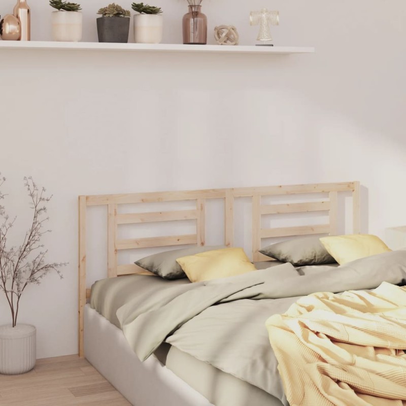 Testiera per Letto 186x4x100 cm in Legno Massello di Pino Testiera per Letto 186x4x100 cm in Legno Massello di Pino