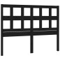 Testiera per Letto Nera 185,5x4x100cm in Legno Massello di Pino Testiera per Letto Nera 185,5x4x100cm in Legno Massello di Pino