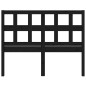 Testiera per Letto Nera 185,5x4x100cm in Legno Massello di Pino Testiera per Letto Nera 185,5x4x100cm in Legno Massello di Pino