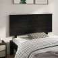 Testiera per Letto Nera 139x6x82,5 cm in Legno Massello di Pino Testiera per Letto Nera 139x6x82,5 cm in Legno Massello di Pino