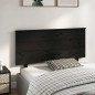 Testiera per Letto Nera 139x6x82,5 cm in Legno Massello di Pino Testiera per Letto Nera 139x6x82,5 cm in Legno Massello di Pino