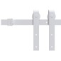 vidaXL Porta Scorrevole con Set Hardware 80x210 cm Legno Massello Pino vidaXL Porta Scorrevole con Set Hardware 80x210 cm Legno Massello Pino
