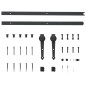 vidaXL Porta Scorrevole con Set Hardware 70x210 cm Legno Massello Pino