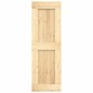 vidaXL Porta Scorrevole con Set Hardware 70x210 cm Legno Massello Pino vidaXL Porta Scorrevole con Set Hardware 70x210 cm Legno Massello Pino