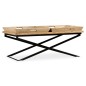 vidaXL Tavolino da Salotto in Legno Massello di Mango 110x55x42 cm vidaXL Tavolino da Salotto in Legno Massello di Mango 110x55x42 cm