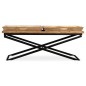 vidaXL Tavolino da Salotto in Legno Massello di Mango 110x55x42 cm vidaXL Tavolino da Salotto in Legno Massello di Mango 110x55x42 cm