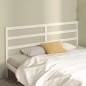 Testiera per Letto Bianca 206x4x100 cm Legno Massello di Pino Testiera per Letto Bianca 206x4x100 cm Legno Massello di Pino