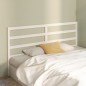 Testiera per Letto Bianca 206x4x100 cm Legno Massello di Pino Testiera per Letto Bianca 206x4x100 cm Legno Massello di Pino