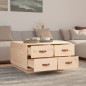 Tavolino da Salotto 80x80x45 cm in Legno Massello di Pino Tavolino da Salotto 80x80x45 cm in Legno Massello di Pino