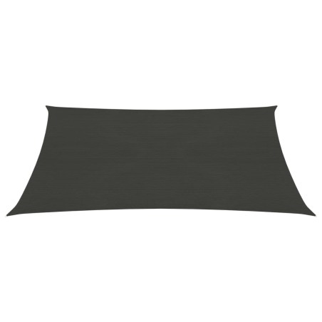 vidaXL Vela Parasole 160 g/m² Antracite 2x2,5 m in HDPE 