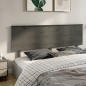 Testiera per Letto Grigia 204x6x82,5cm Legno Massello di Pino Testiera per Letto Grigia 204x6x82,5cm Legno Massello di Pino