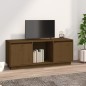 Mobile TV Miele 110,5x35x44 cm in Legno Massello di Pino Mobile TV Miele 110,5x35x44 cm in Legno Massello di Pino