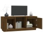 Mobile TV Miele 110,5x35x44 cm in Legno Massello di Pino Mobile TV Miele 110,5x35x44 cm in Legno Massello di Pino