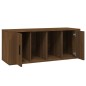 Mobile TV Rovere Marrone 100x35x40 cm in Legno Multistrato Mobile TV Rovere Marrone 100x35x40 cm in Legno Multistrato