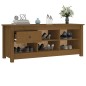 Scarpiera Miele 110x38x45,5 cm in Legno Massello di Pino Scarpiera Miele 110x38x45,5 cm in Legno Massello di Pino