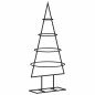 vidaXL Albero di Natale Decorativo in Metallo Nero 60 cm vidaXL Albero di Natale Decorativo in Metallo Nero 60 cm