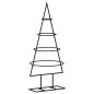 vidaXL Albero di Natale Decorativo in Metallo Nero 60 cm vidaXL Albero di Natale Decorativo in Metallo Nero 60 cm