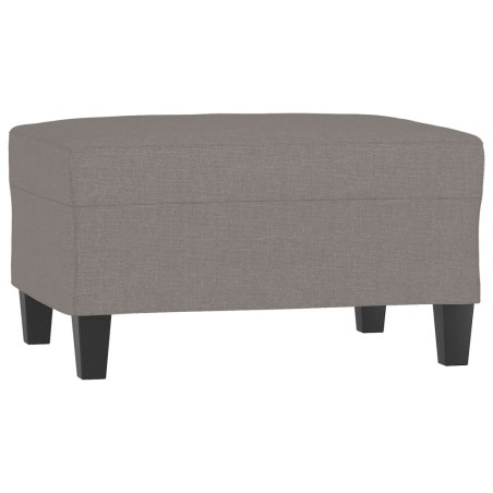 vidaXL Poggiapiedi Tortora 70x55x41 cm in Tessuto