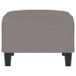 vidaXL Poggiapiedi Tortora 70x55x41 cm in Tessuto vidaXL Poggiapiedi Tortora 70x55x41 cm in Tessuto