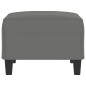 vidaXL Poggiapiedi Grigio Scuro 70x55x41 cm in Tessuto Microfibra vidaXL Poggiapiedi Grigio Scuro 70x55x41 cm in Tessuto Microfibra