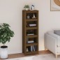 Libreria Marrone Miele 50x35x154 cm in Legno Massello di Pino Libreria Marrone Miele 50x35x154 cm in Legno Massello di Pino