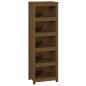 Libreria Marrone Miele 50x35x154 cm in Legno Massello di Pino Libreria Marrone Miele 50x35x154 cm in Legno Massello di Pino