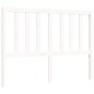 vidaXL Giroletto con Testiera Bianco Small Double Legno Massello vidaXL Giroletto con Testiera Bianco Small Double Legno Massello