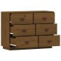 Credenza Miele 100x40x75 cm in Legno Massello di Pino Credenza Miele 100x40x75 cm in Legno Massello di Pino